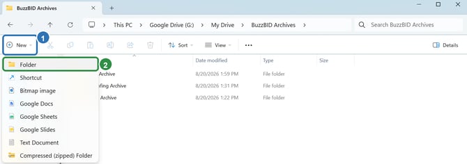 04_create_database_folders